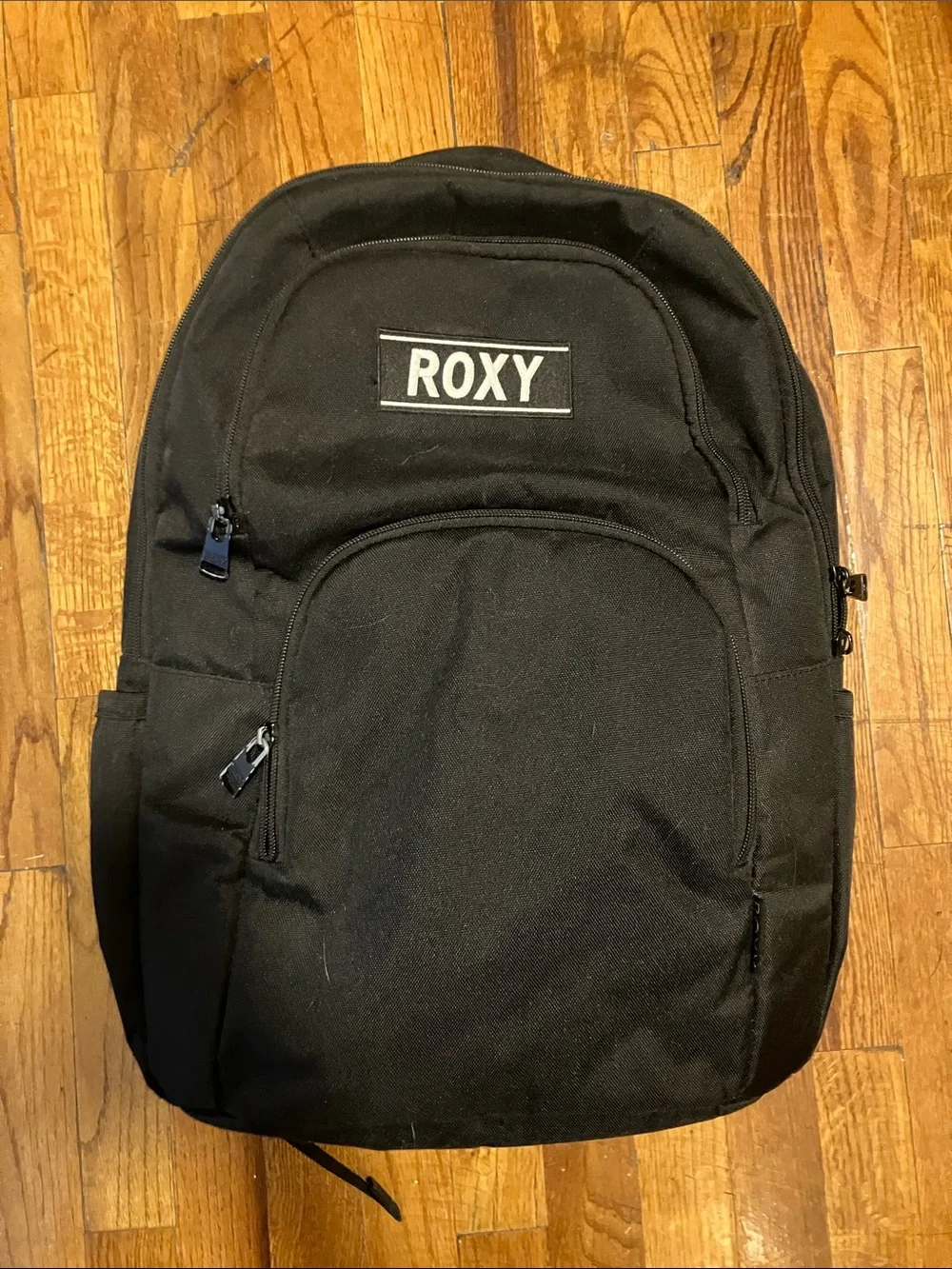 Roxy Black Zip-Front Backpack